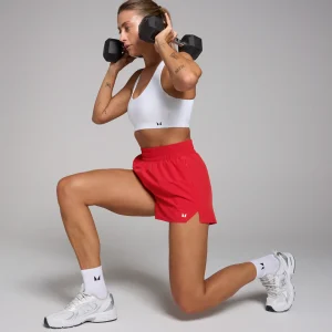 MYPROTEIN MP Damen Active Gewebte Shorts mit Taschen – Karminrot*Damen Shorts