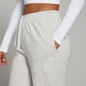 MYPROTEIN MP Damen Basics Jogginghose mit geradem Bein – Hellgrau*Damen Joggers