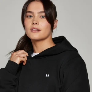 MYPROTEIN MP Damen Basics Kapuzenpulli in klassischer Passform – Schwarz*Damen Hoodies