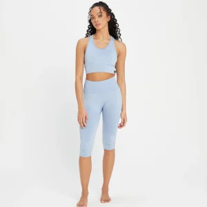 MYPROTEIN MP Damen Composure Nahtlose Capri-Leggings — Blue Sky*Damen Leggings