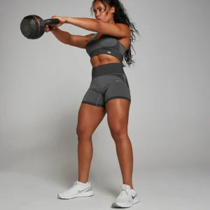 MYPROTEIN MP Damen Nahtlose Zweifarbige Radlerhose — Schwarz*Damen Shorts