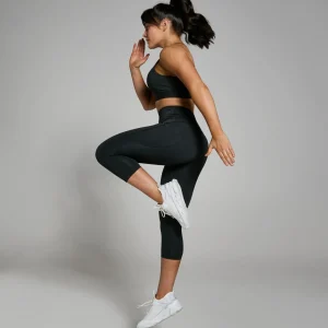 MYPROTEIN MP Damen Power 3/4-Leggings – Schwarz*Damen Leggings