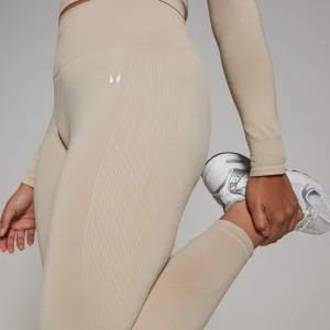 MYPROTEIN MP Damen Shape Nahtlose 7/8-Leggings – Sandstein*Damen Leggings