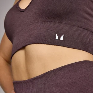 MYPROTEIN MP Damen Tempo Nahtloser Neckholder-BH – Fudge*Damen Sports Bras