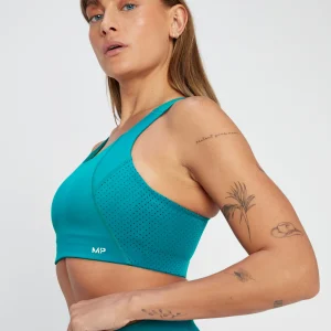 MYPROTEIN MP Damen Tempo Ultra Sport-BH – Deep Lagoon*Damen Sports Bras