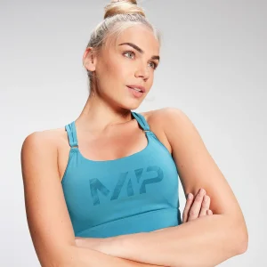 MYPROTEIN MP Damen Trainings-Sport-BH mit Racerback — Ozeanblau*Damen Sports Bras