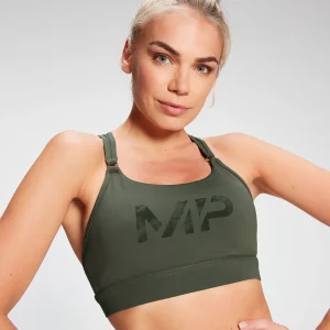 MYPROTEIN MP Damen Trainings-Sport-BH mit Racerback — Vine Leaf*Damen Sports Bras