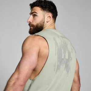 MYPROTEIN MP Herren Clay Tanktop mit Grafik – Seegras*Herren Tanktops | T-Shirts & Tops