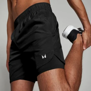MYPROTEIN MP Herren 2-in-1-Trainingsshorts — Schwarz*Herren Shorts
