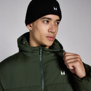 MYPROTEIN MP Herren Lange Steppjacke – Waldgrün*Herren Jacken & Westen