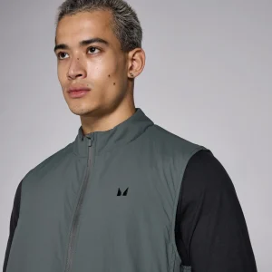 MYPROTEIN MP Herren Lifestyle Wattierte Weste – Moosgrau*Herren Jacken & Westen