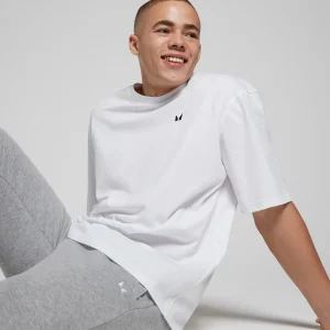 MYPROTEIN MP Herren Rest Day Oversize-T-Shirt – Weiß*Herren T-Shirts & Tops