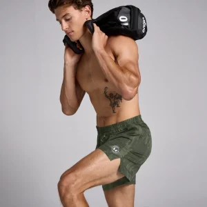 MYPROTEIN MP Herren Tempo 13-cm-Netz-Shorts – Dunkles Oliv*Herren Shorts