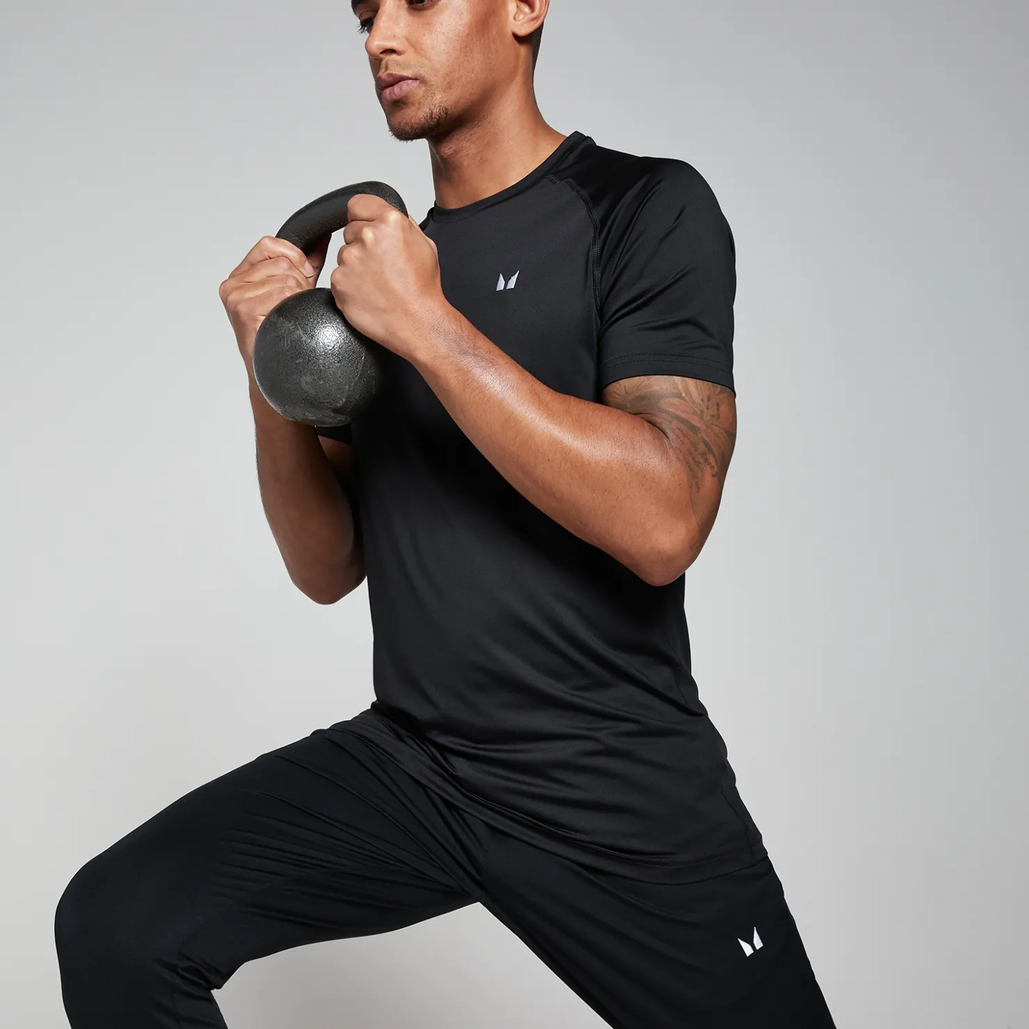 MYPROTEIN MP Herren Training Kurzarm-T-Shirt – Schwarz*Herren T-Shirts & Tops