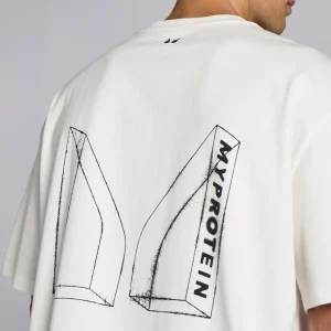 MYPROTEIN MP Lifestyle T-Shirt mit Grafik – Weiß*Herren T-Shirts & Tops