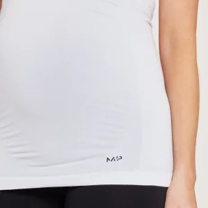 MYPROTEIN MP Women's Maternity Seamless Vest — Weiß*Damen Schwangerschaft | Sporttops