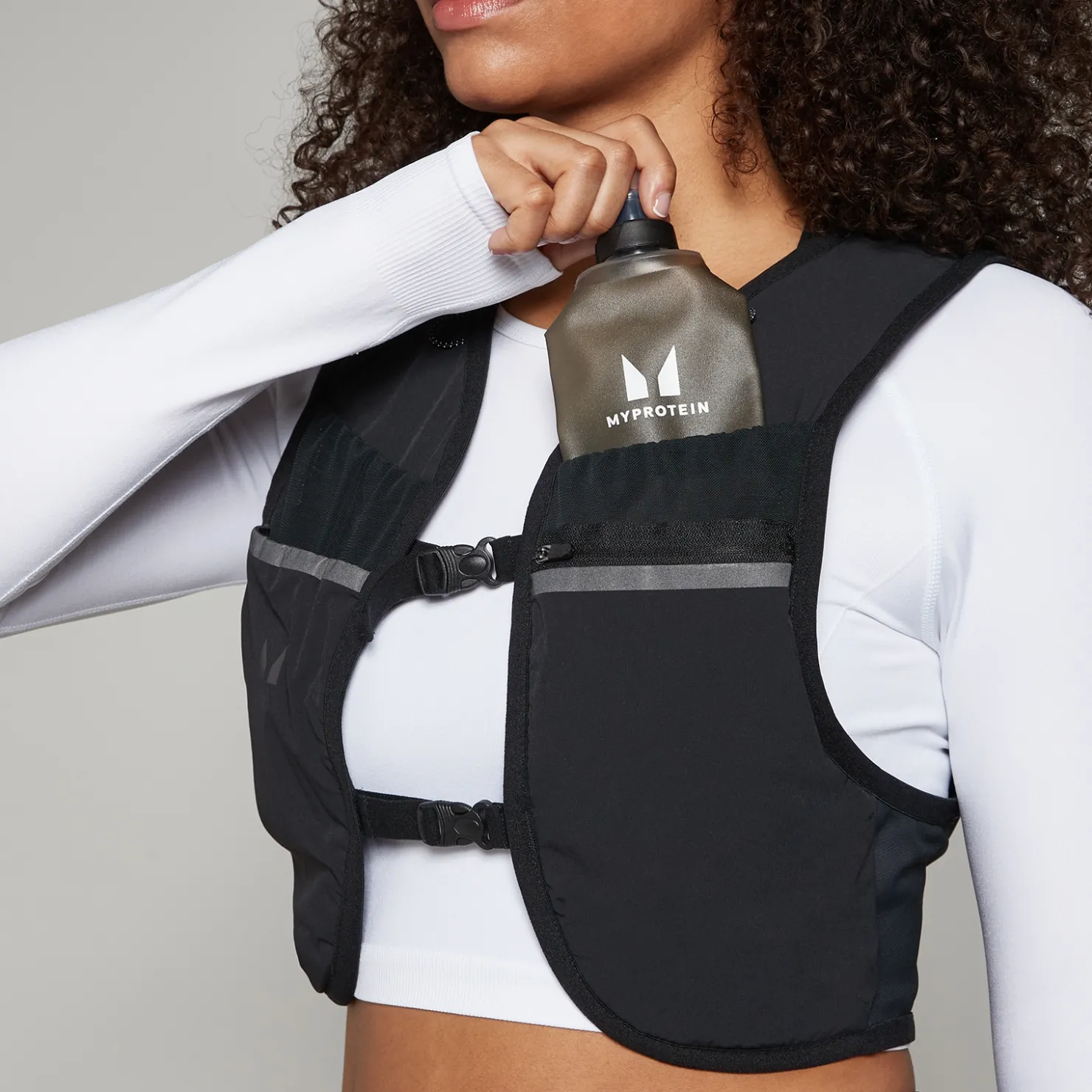 MYPROTEIN weiche Flasche fürs Lauftraining – Schwarz* Flaschen & Shaker | Flaschen & Shaker