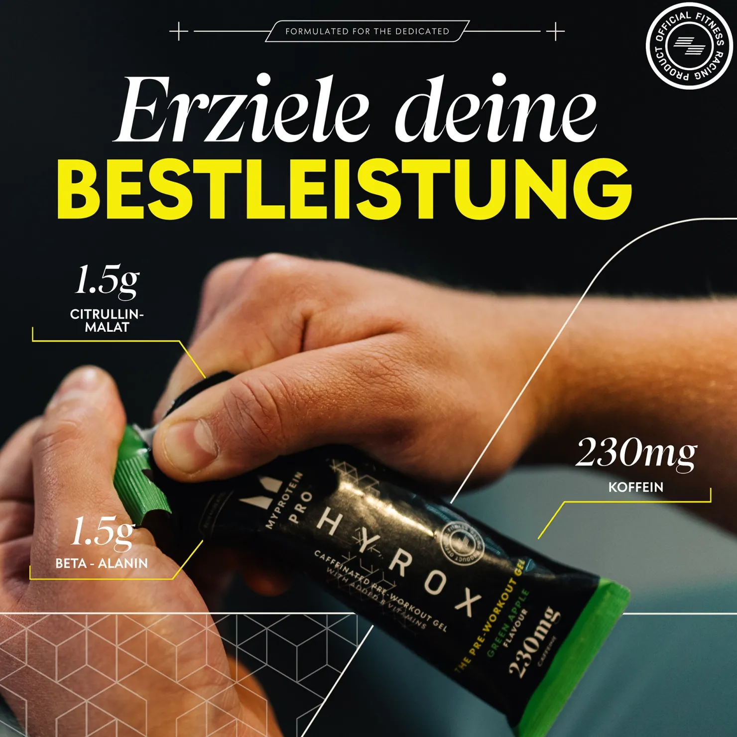 MYPROTEIN THE Pre-Workout Gel – HYROX Edition* Energy Gels | Pre Workout